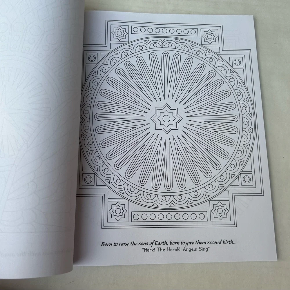 3/$12! O Holy Night Devotional Coloring Book A Meditative Christmas 2016 Unused